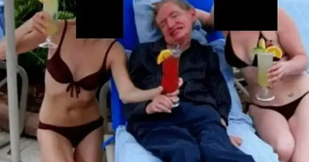 Fotografii cu Stephen Hawking apar în dosarele Epstein: imaginea unui fizician relaxat la un simpozion din Insulele Virgine