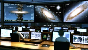 Hubble descoperă o „galaxie fantomă” aproape invizibilă, alcătuită în proporție de 99% din materie întunecată