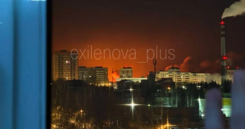 Incendiu la un nod strategic al rețelei petroliere ruse: arde stația de pompare „Kaleikino” din Tatarstan, în timp ce Belgorod rămâne fără curent