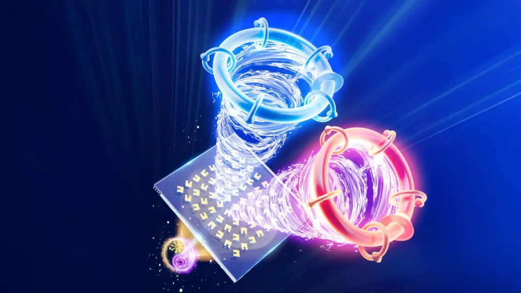 Un dispozitiv care comută între două tipuri de skyrmioni în pulsuri terahertz toroidale deschide noi direcţii pentru comunicațiile wireless