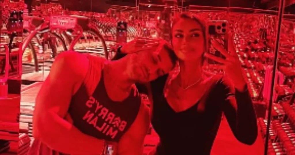 Mădălina Ghenea, surprinsă la sală alături de fostul sportiv olimpic Alex Di Giorgio