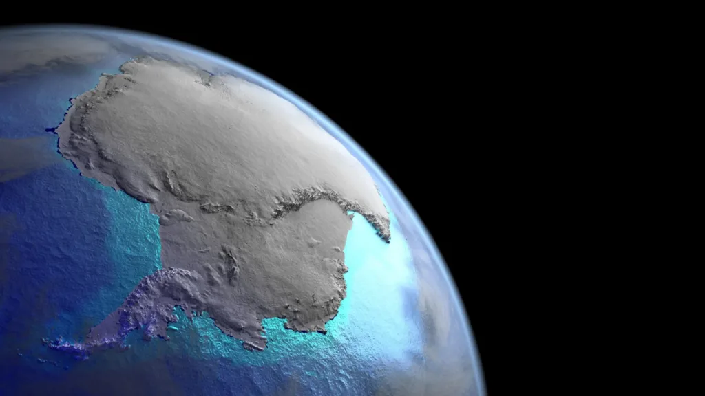 O „gaură gravitațională” sub Antarctica: mișcări profunde ale Terrei care ar fi influențat clima înghețată a continentului