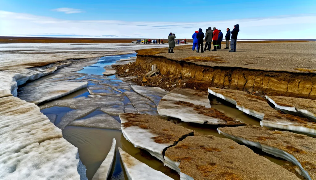 Topirea accelerată a permafrostului arctic eliberează carbon vechi și amenință comunitățile indigene