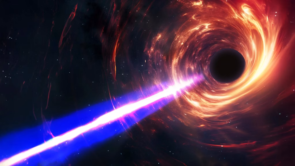 Jeturi ale unei găuri negre din Cygnus X-1: energie echivalentă a 10.000 de Soare și viteze de jumătate din viteza luminii