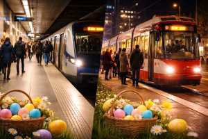 Program Metrorex și STB de Paște 2026: cum vor circula metroul și mijloacele de suprafață în noaptea de Înviere și în zilele libere