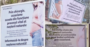 Senatoarea Diana Buzoianu reclamă la ANPC şi primării panourile care descurajează operaţia cezariană: „Fake news” în spaţiul public